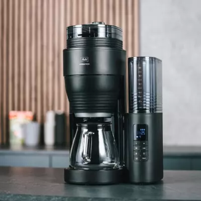 Cafetière filtre avec broyeur intégré MELITA AromaFresh II Glass Basic 1030-06 - Parfait pour un café frais et délicieux