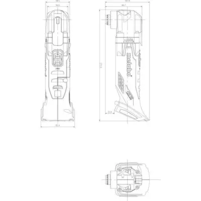 Outil multifonctions sans fil METABO MT 18 LTX - 18V - MetaBOX 145L