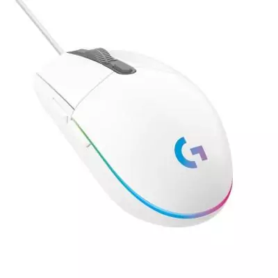 Souris gamer - Filaire - Logitech G - G203 - Blanc