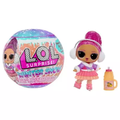 Poupée MGA Winter Snow Tot - Surprise de neige magique - 7,5 cm