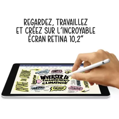 Nouvel iPad 2021 - 10,2 WiFi 64Go Argent