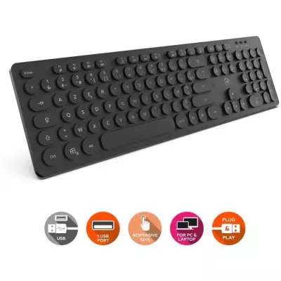 Clavier filaire RGB - MOBILITY LAB ML306858 - Touches rondes