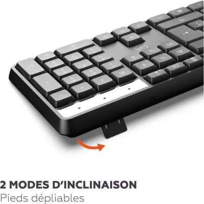 Clavier sans fil MOBILITY LAB Deluxe AZERTY Noir - Compact et pratique