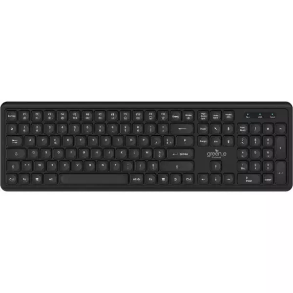 Clavier filaire écologique - MOBILITY - USB-A - Noir