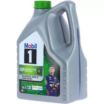 Bidon huile de moteur MOBIL1 5W30 ESP - 5 L - 4 saisons