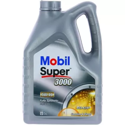 Huile moteur Mobil S3000 5W40 - 5L - 4 saisons