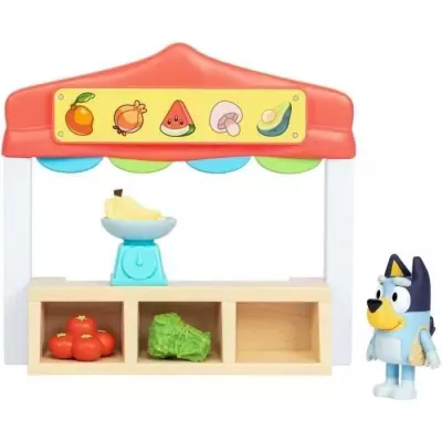 Figurines Bluey Le Marché: Univers Miniature - Garage Miniature