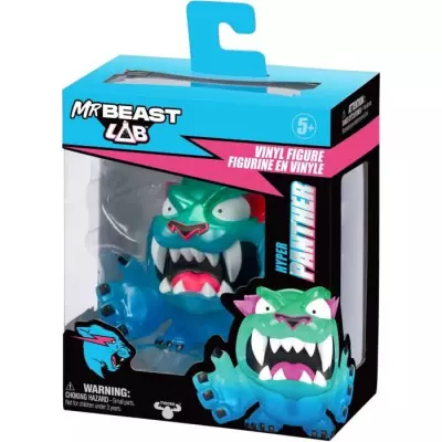 Figurine Vinyle MOOSE TOYS Panthère Camo Mr. Beast Lab - 8,8 cm