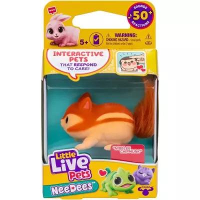 Peluche interactive Lil' Needees - Moose Toys