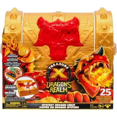 Coffre aux Trésors Dragons Realm: Coffre interactif avec figurines et trésors