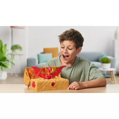 Coffre aux Trésors Dragons Realm: Coffre interactif avec figurines et trésors