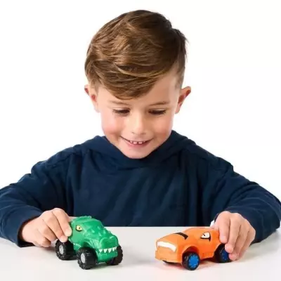 Véhicules miniatures MOOSE TOYS - GOO MOBILES - TURBO TYGER VS RUMBLER JAW
