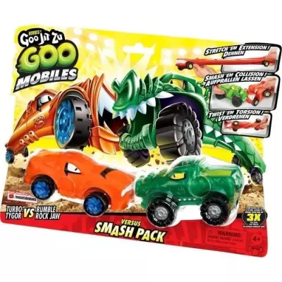 Véhicules miniatures MOOSE TOYS - GOO MOBILES - TURBO TYGER VS RUMBLER JAW