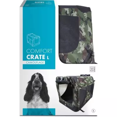 Caisse de transport pliable M PETS - L - Camouflage