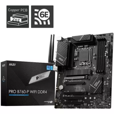 Carte mère MSI PRO B760-P WIFI DDR4 - Format compact !