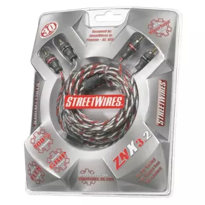 Câble RCA MTX ZNX3.2 3m Symétrique Cuivre - Kit Installation Autoradio