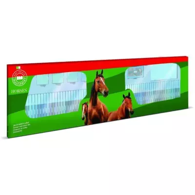 Coffret coloriage Les Chevaux - 60 feutres 4 tampons
