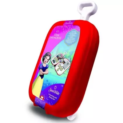 Trolley MULTIPRINT - 7 tampons Blanche-Neige, 5 crayons, 18 feutres