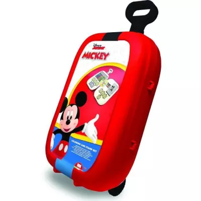 Trolley MULTIPRINT avec tampons Mickey et feutres - Jeu de tampon