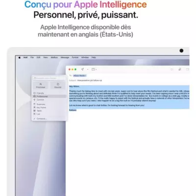 iMac 24 Vert 2024: SSD 256Go, RAM 16Go - Puce M4 CPU 10 coeurs!