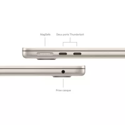 Nouveau MacBook Air M3 2024 - RAM 16Go - Stockage 512Go