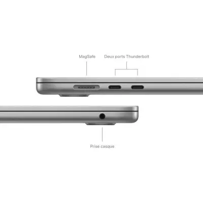 MacBook Air M3 2024 - RAM 16Go - Stockage 512Go - Gris Sidéral
