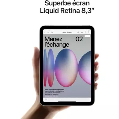 iPad mini (2024) - 8.3''- WiFi - 128 Go - Violet - Tablette Tactile