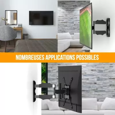 Support Mural TV NANOOK Inclinable 32-55" - Fixation LCD, LED, QLED