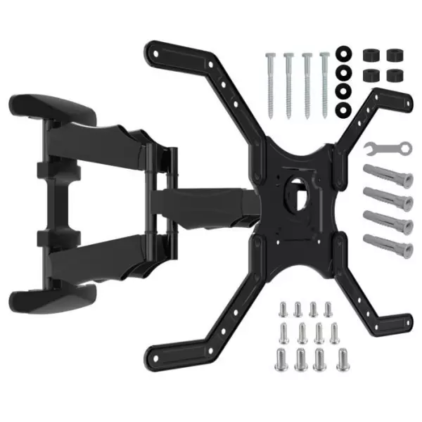 NANOOK Support Mural orientable pour téléviseurs 40-65 Pouces - Inclinable - Support Mural pour téléviseurs LCD, LED, QLED e