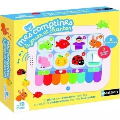 Chantez et jouez avec 8 comptines interactives - NATHAN
