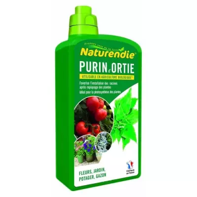 Engrais naturel pour jardin - Purin d'orties NATURENDIE - 1 L