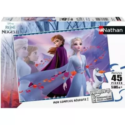 Puzzle La Reine des Neiges 2 - 45 pièces - Amour de deux sœurs