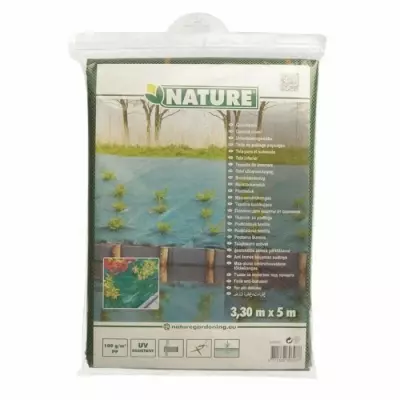 Toile de paillage paysages verte 3,30 x 5 m - Anti UV 100 g/m²