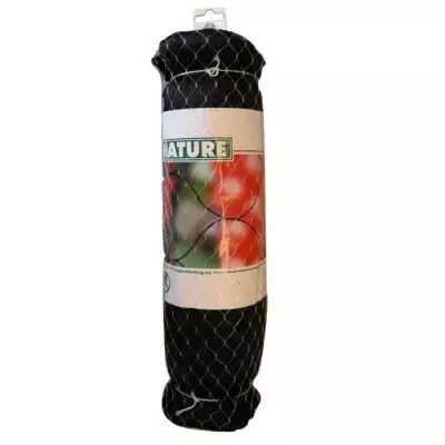 Filet anti-oiseaux NATURE Primo 10x10m Noir - Mailles 28mm - Polyéthylene 12gr/m²