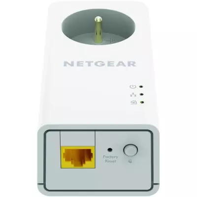 Pack CPL 2000 Mbit/s x2 - 2 ports RJ45 - Prise intégrée