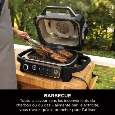 Barbecue électrique NINJA Woodfire OG701EU - Grill, fumoir & air fryer