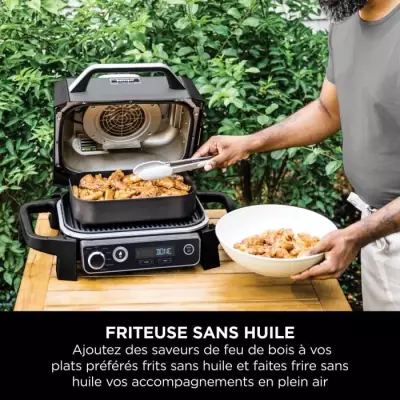 Barbecue électrique NINJA Woodfire OG701EU - Grill, fumoir & air fryer