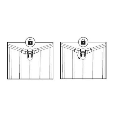 Barrière Pare-feu pliable avec portillon - sécurité cheminée/poêle