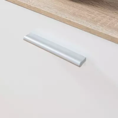 Buffet Pilvi blanc/chêne Sonoma - 2 portes/4 tiroirs - FSC® 100% - L122,6cm