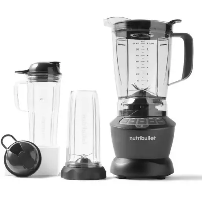 Blender NUTRIBULLET NBF500DG 1.65L 1200W Noir - Acier inoxydable
