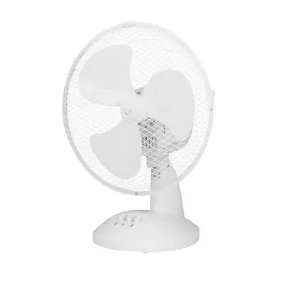 Ventilateur de table OCEANIC - Puissant et Compact - Blanc