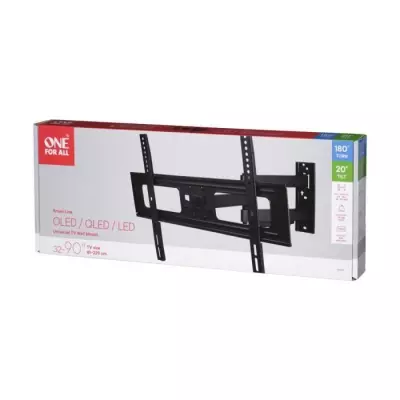 FIXATION TV - Support mural inclinable et orientable 180° pour TV 81-229cm