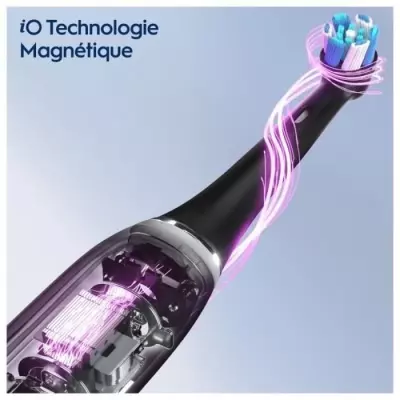 Oral-B iO 5: Lot de 2 Brosses à Dents Électriques Noire et Blanche