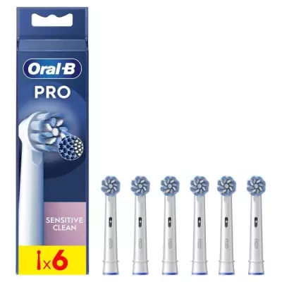 Pack de 6 brossettes ORAL-B Sensitive Clean - Pour brosses à dents électriques