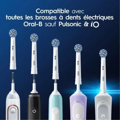 Pack de 6 brossettes ORAL-B Sensitive Clean - Pour brosses à dents électriques