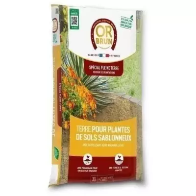Terre pour plantes de sols sablonneux - Prêt à l'emploi