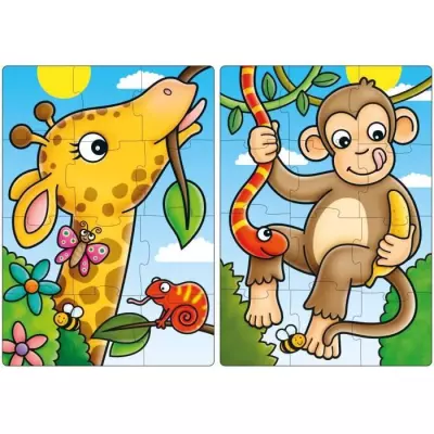 Les amis de la jungle - Puzzle éducatif - ORCHARD