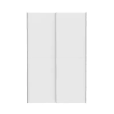 Armoire 2 portes coulissantes blanc mat - Design éco-responsable