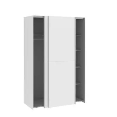 Armoire 2 portes coulissantes blanc mat - Design éco-responsable