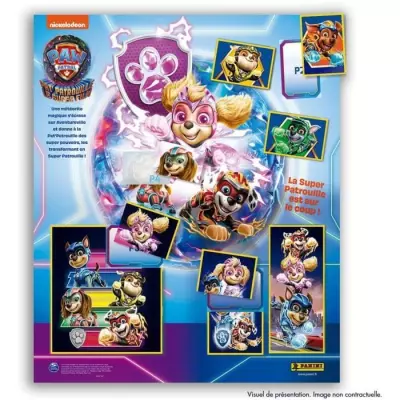 Album de stickers PANINI La Pat Patrouille le film - Pour les petits collectionneurs - A partir de 3 ans Album de stickers PANINI La Pat Patrouille le film - Pour les petits collectionneurs - A partir de 3 ans